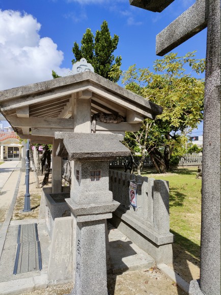 泡瀬ビジュル神社の猫